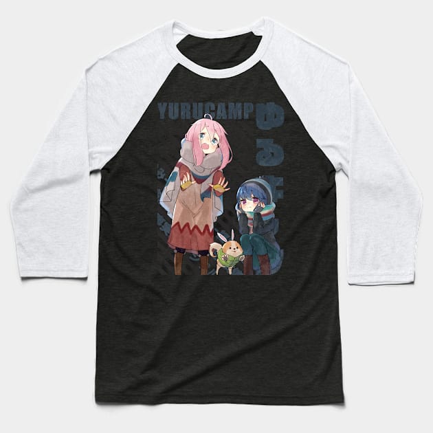 Yuru Camp Baseball T-Shirt by Recup-Tout